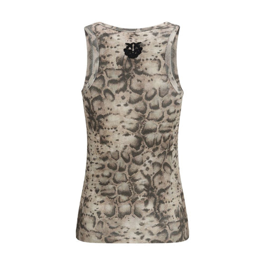 PINKO Beige Cotton T-Shirt