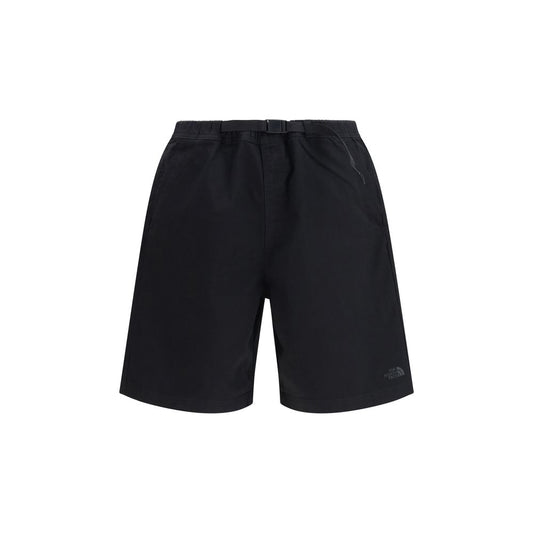 The North Face Black Cotton Bermuda Shorts