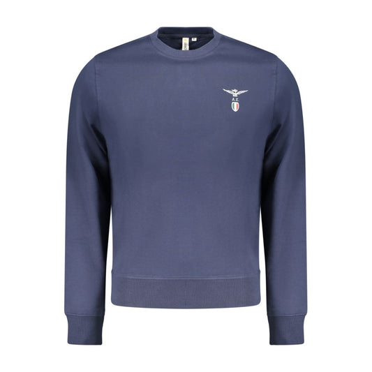 Accademia Militare Blu Cotton Men Sweatshirt