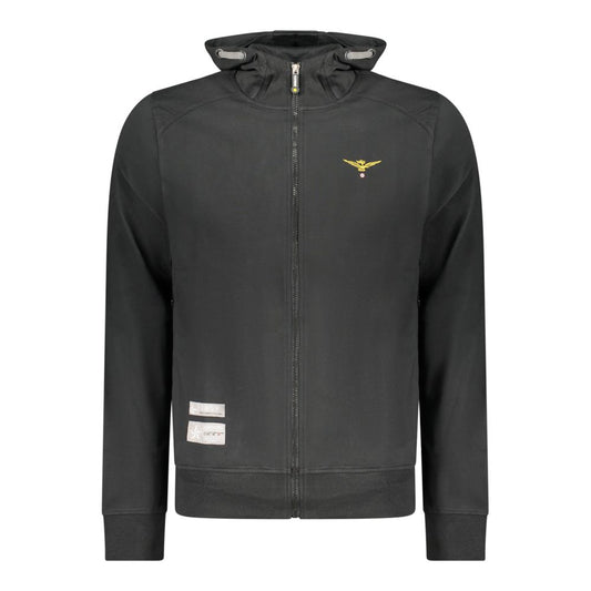 Accademia Militare Black Cotton Men's Sweatshirt