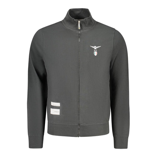 Accademia Militare Black Cotton Men Sweatshirt