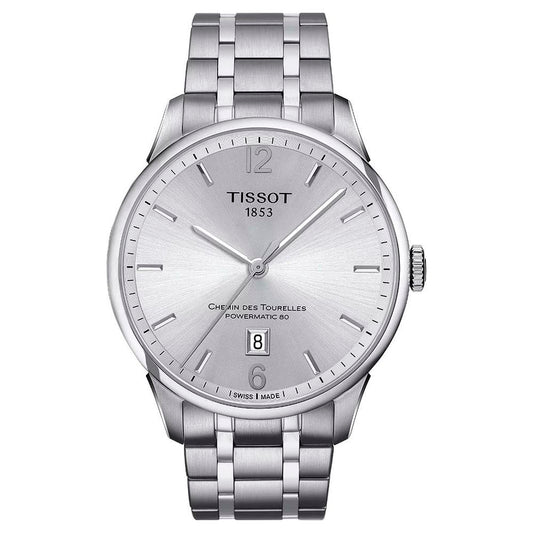 Tissot Gray Stainless Steel Dress Watch
