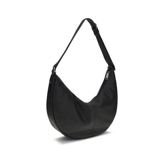 Fendi Black Calf Leather Bos Taurus Shoulder Bag