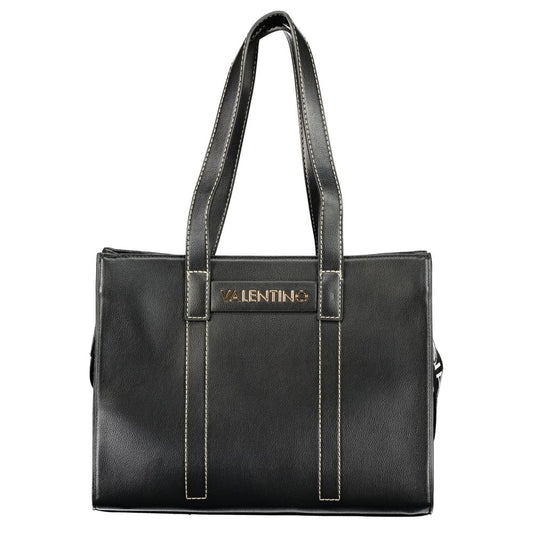 Mario Valentino Black Polyurethane Women's Bag