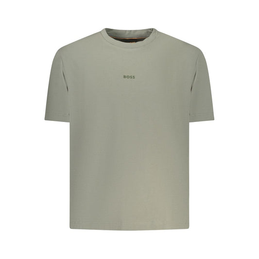 Hugo Boss Verde Cotton Men T-Shirt