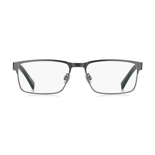 Hugo Boss Gray Steel & Aluminum Glasses (Frames)