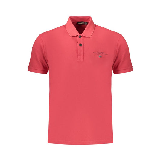 Napapijri Rosso Cotton Men's Polo