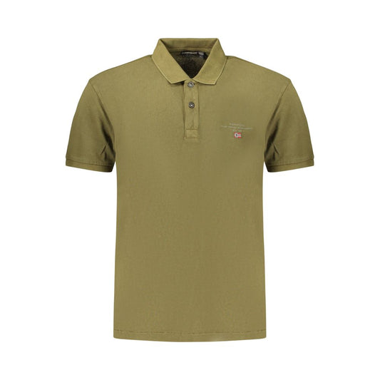 Napapijri Green Cotton Men's Polo