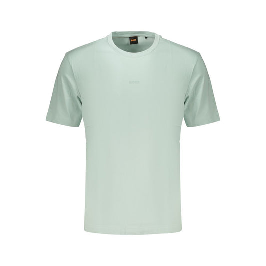 Hugo Boss Green Cotton T-Shirt