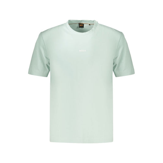 Hugo Boss Blue Cotton T-Shirt