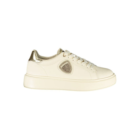 Blauer Beige Leather Women's Sneaker