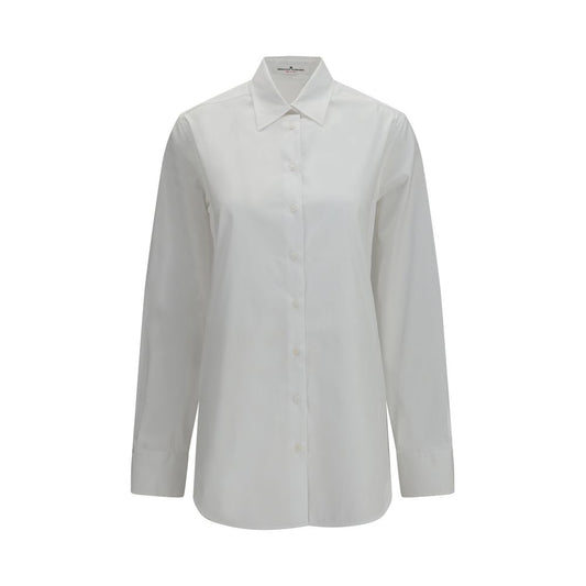 Ermanno Scervino White Cotton Dress Shirt