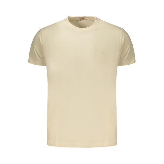 Rifle Beige Cotton Mens T-Shirt