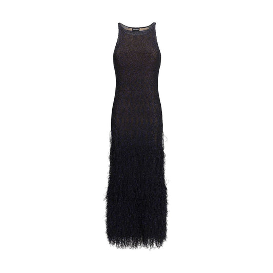Giorgio Armani Blue Polyamide Cocktail Dress