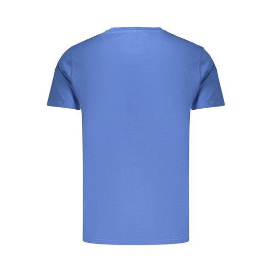 Rifle Blue Cotton Men's T-Shirt