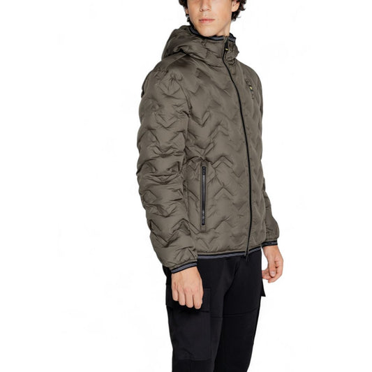 Blauer Bicolor Polyethylene Full-Length Jacket