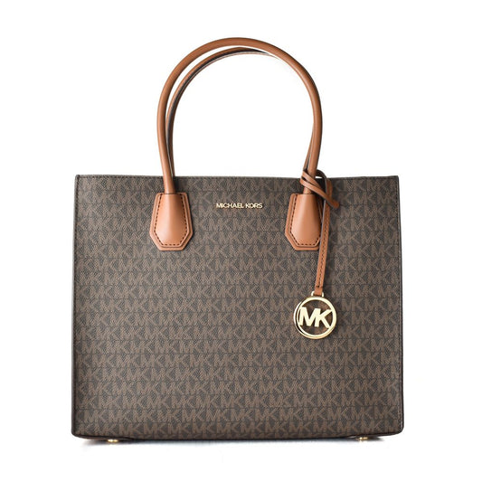 Michael Kors Brown Leather Shoulder Bag