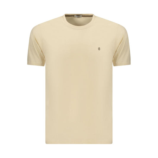 Coveri Moving Beige Cotton T-Shirt