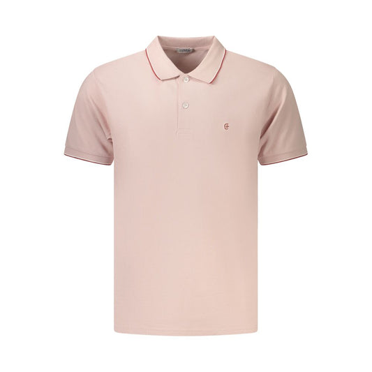 Coveri Moving Pink Cotton Polo Shirt