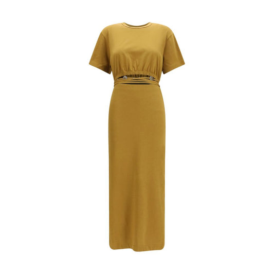 PINKO Brown Cotton Casual Dress
