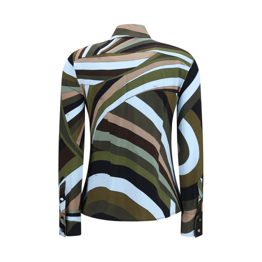 Emilio Pucci Multicolor Viscose Pattern Shirt