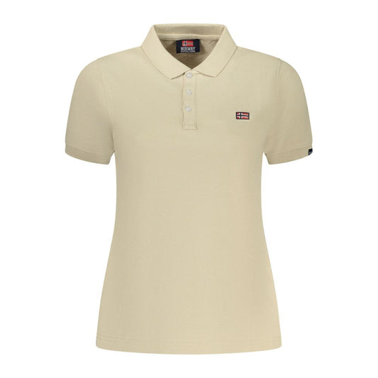 Norway 1963 Beige Cotton Polo Shirt