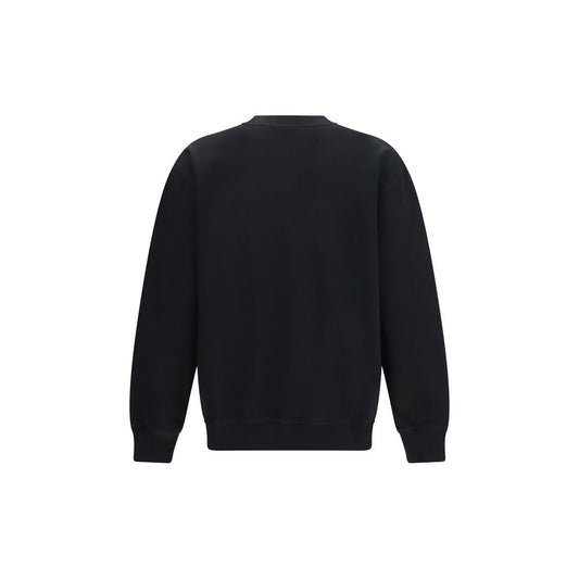 Balmain Black Cotton Sweatshirt