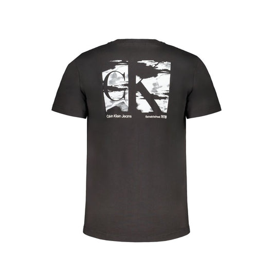 Calvin Klein Black Cotton Men's T-Shirt