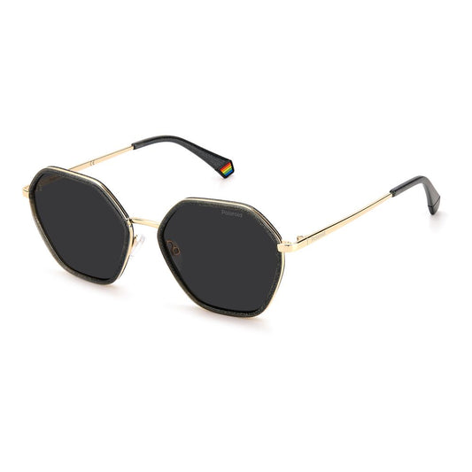 Polaroid Gray Plastic Sunglasses