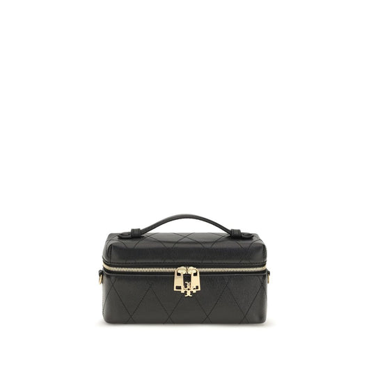 Tory Burch Black Calf Leather Bos Taurus Wallet