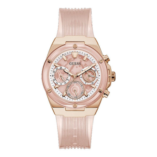 Guess Multicolor Rubber Dress Watch