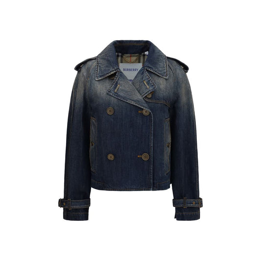 Burberry Blue Cotton Denim Jacket