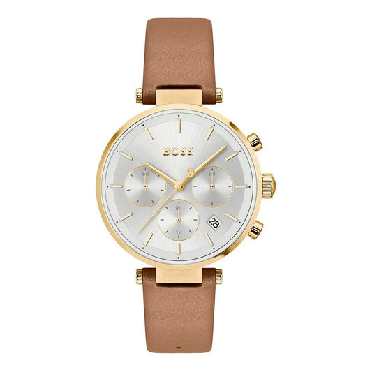 Hugo Boss Brown Leather Dress Watch