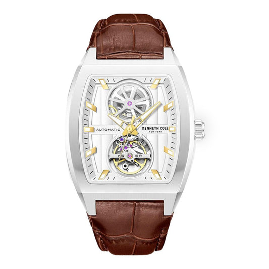 Kenneth Cole Brown Leather Dress Watch