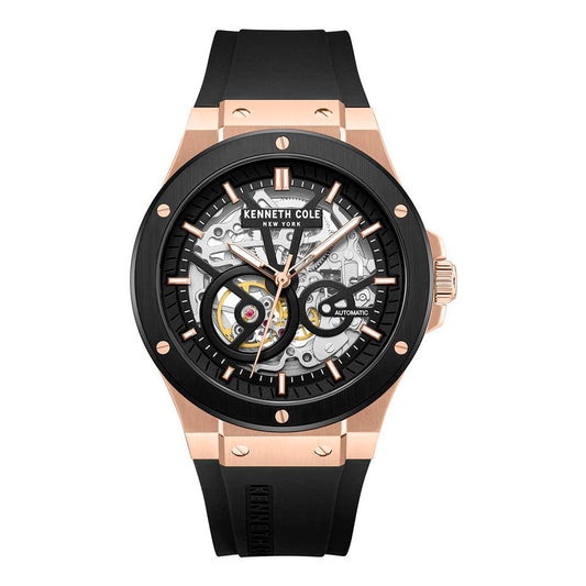 Kenneth Cole Black Synthetic Dress Watch