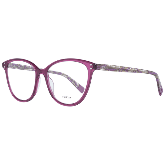 Gafas Furla elegantes de ojo de gato moradas para mujer