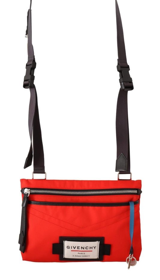 Bolso bandolera chic rojo y negro Downtown de Givenchy