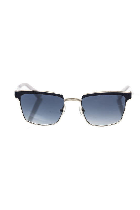 Gafas de sol Frankie Morello negras metalizadas para hombre