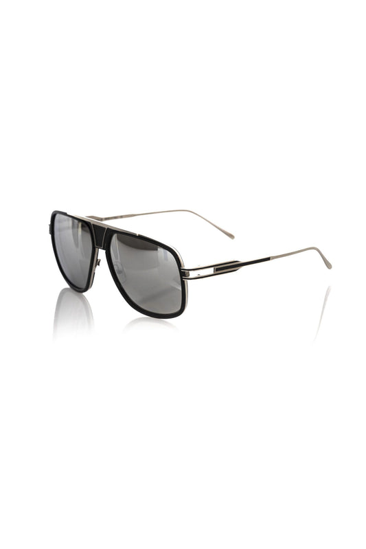 Gafas de sol Frankie Morello negras metalizadas para hombre