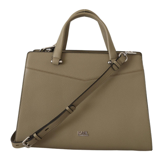 Bolso tote Karl Lagerfeld Enchanting Sage Green Leather