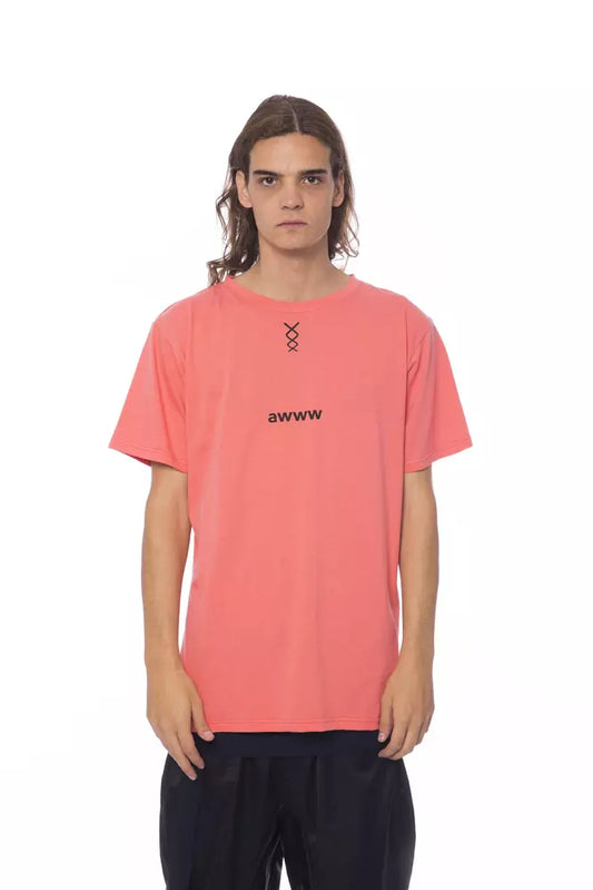 Camiseta de algodón rosa para hombre de Nicolo Tonetto