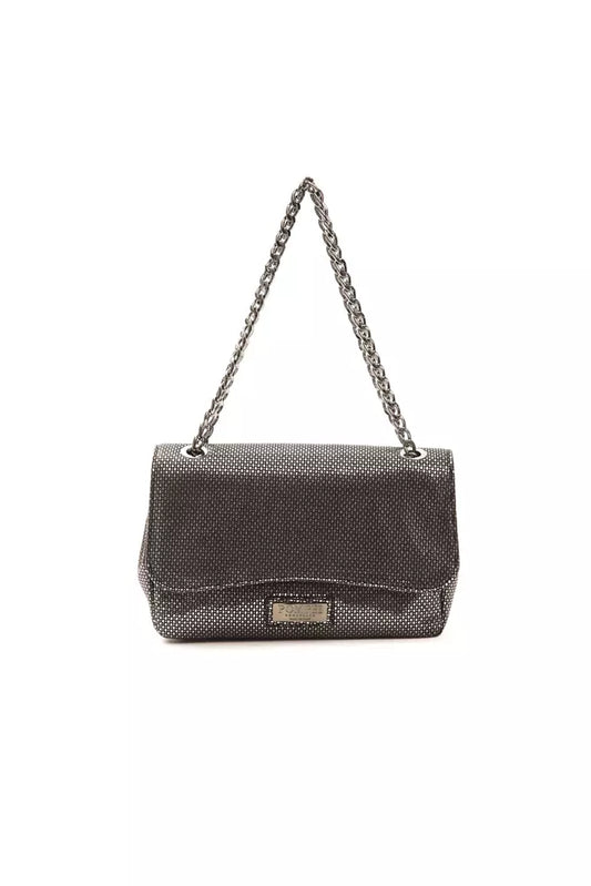 Bolso bandolera Pompei Donatella de piel gris para mujer