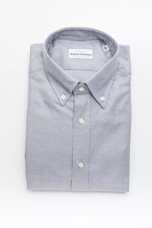 Camisa de algodón beige para hombre de Robert Friedman