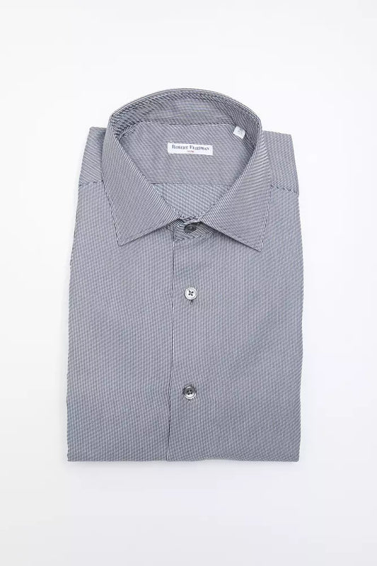 Camisa de algodón azul para hombre de Robert Friedman