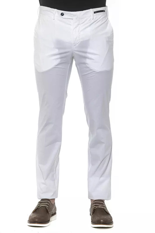 Pantalón PT Torino de algodón blanco para hombre