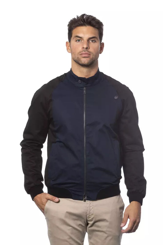 Chaqueta bomber de algodón azul Verri para hombre