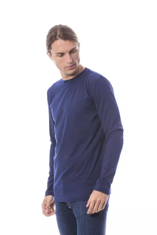 Camiseta de algodón azul Verri para hombre