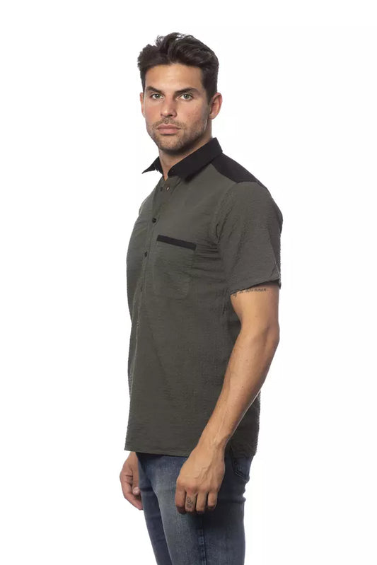 Camisa de algodón Verri Army para hombre