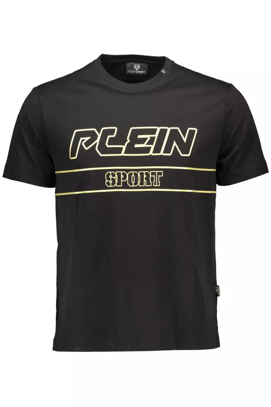 Camiseta Plein Sport de algodón negra para hombre