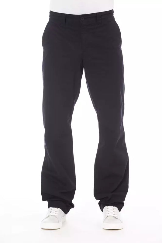 Pantalón de algodón azul Alpha Studio para hombre